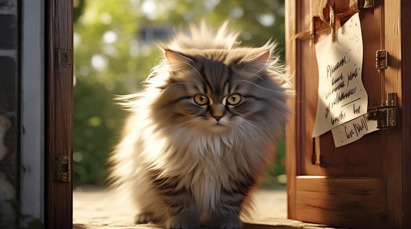 猫咪出门不肯动