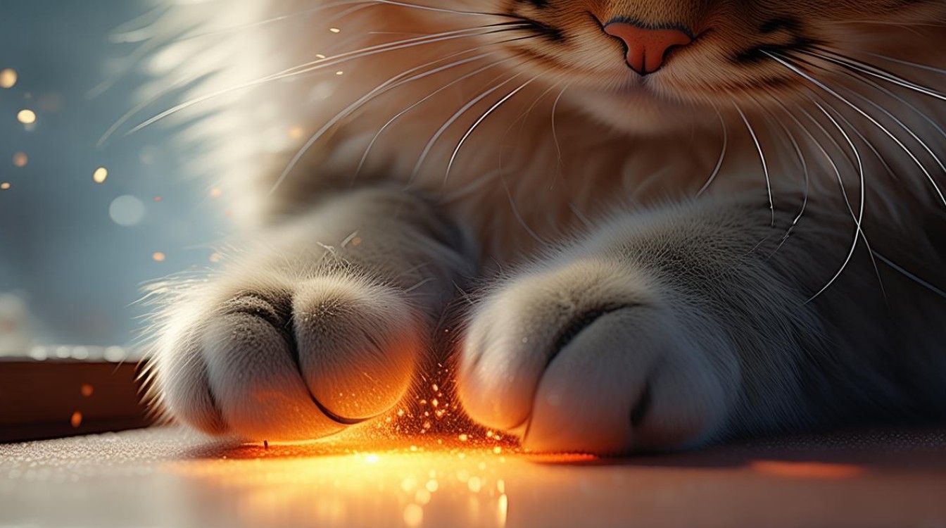猫咪爪子热的