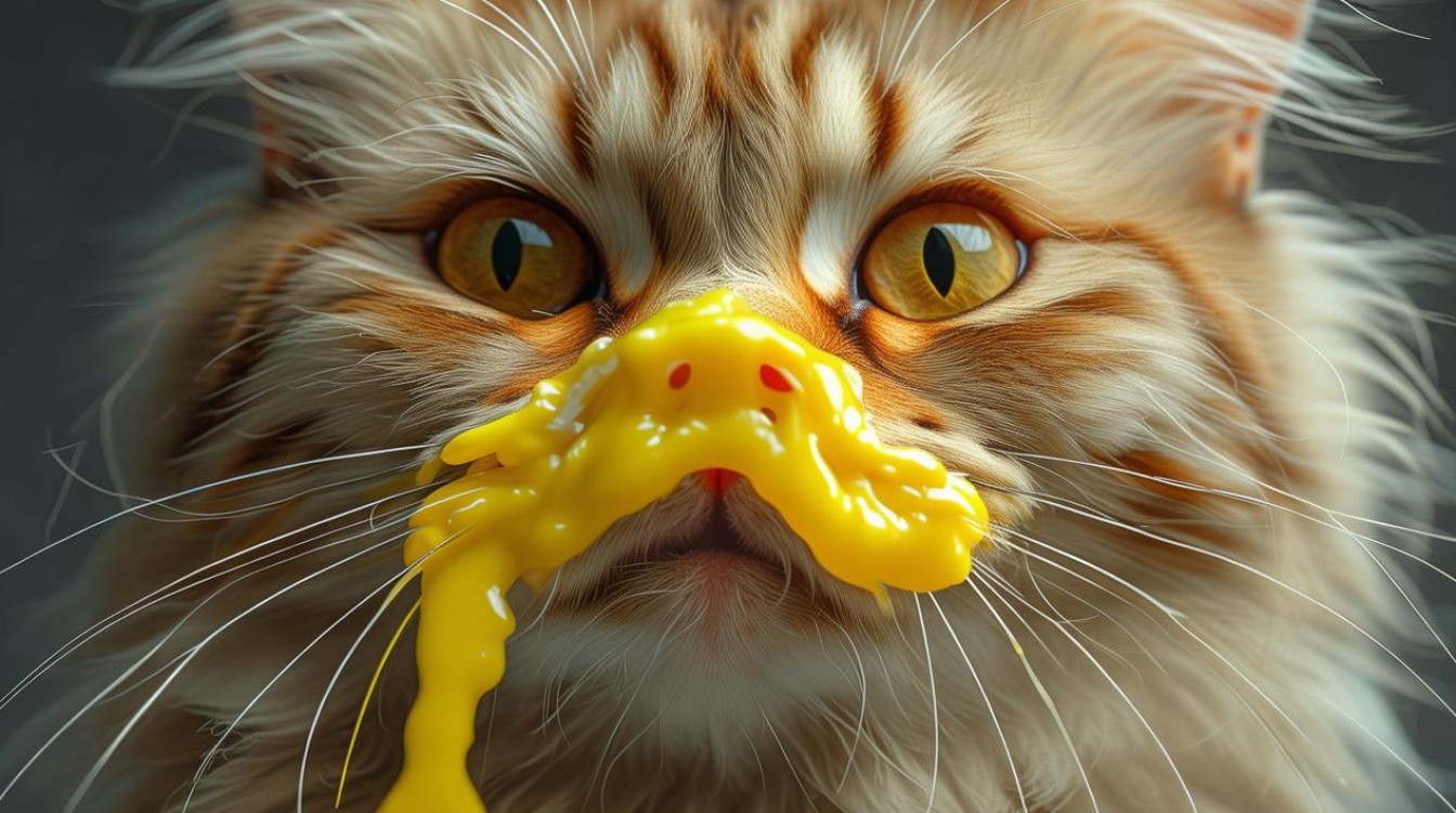 猫咪黄稠鼻涕