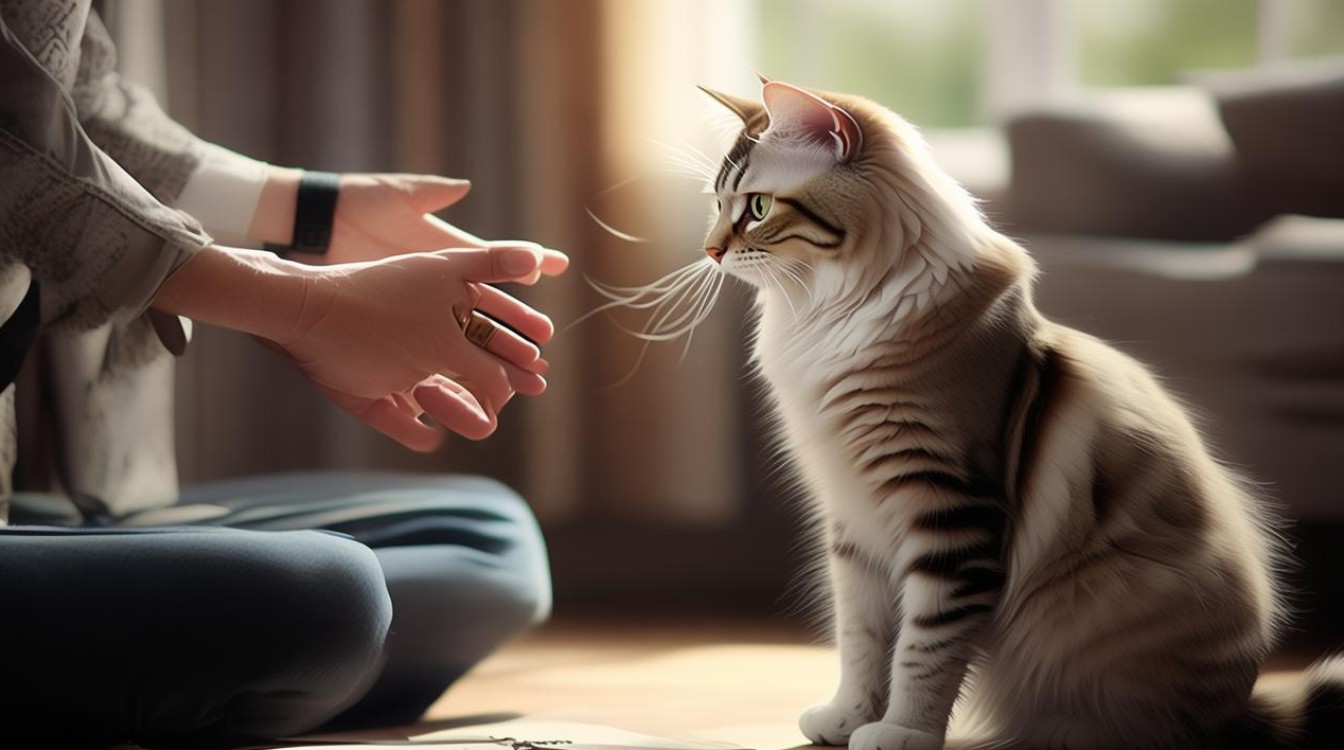 如何训练猫咪坐着