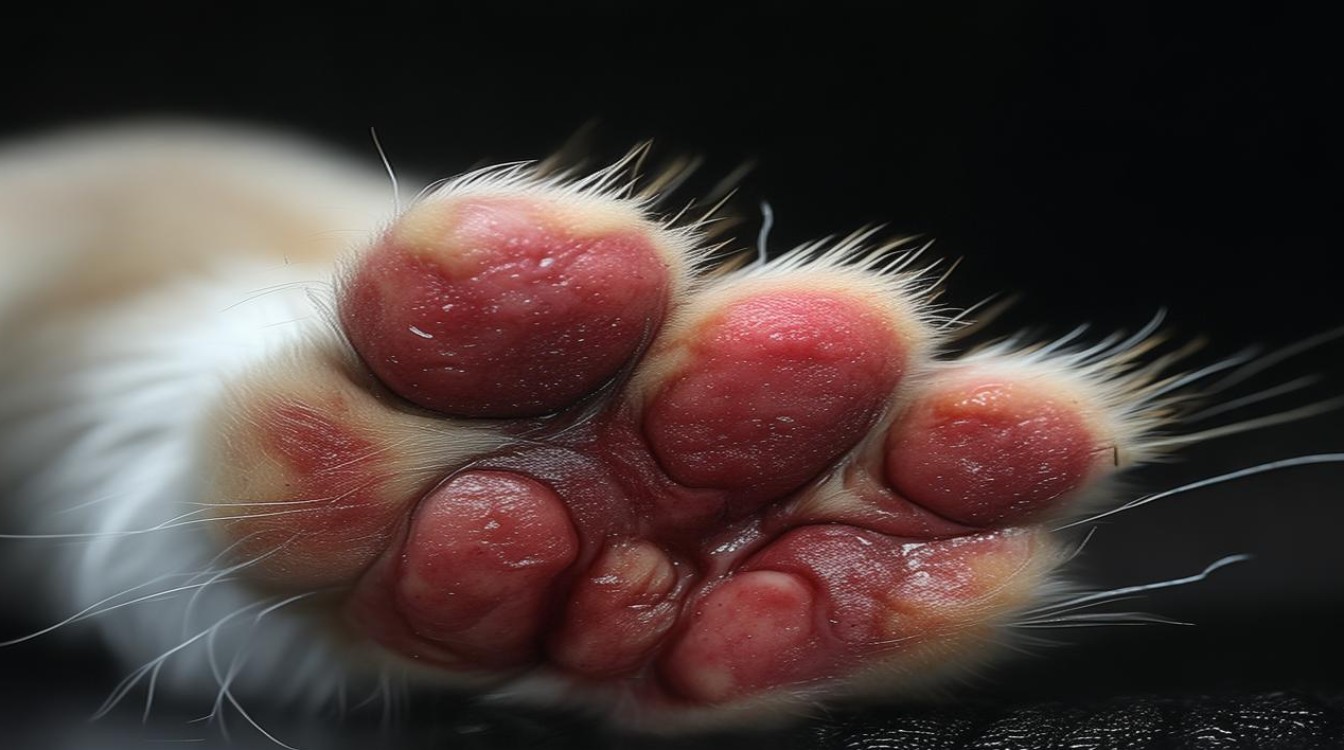 猫咪肉垫生病