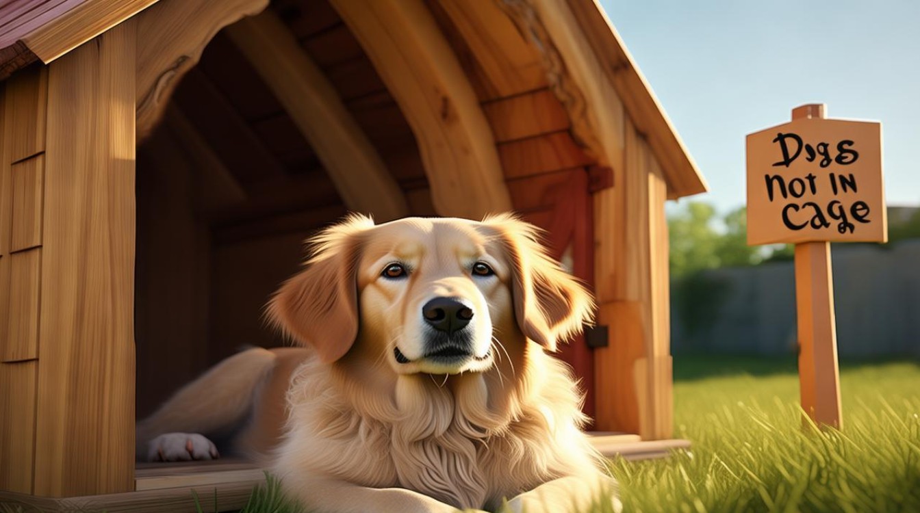 狗狗不住狗笼