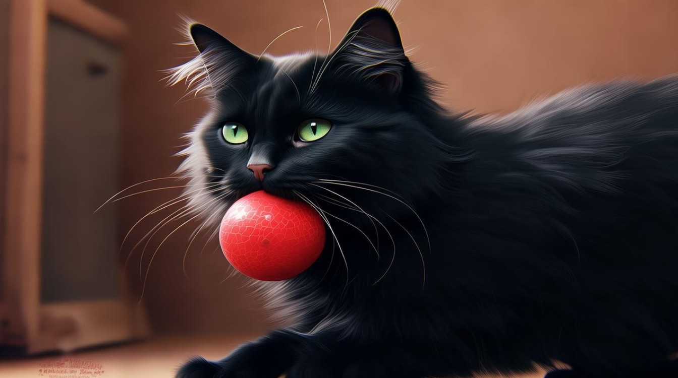 猫咪喜欢叼东西