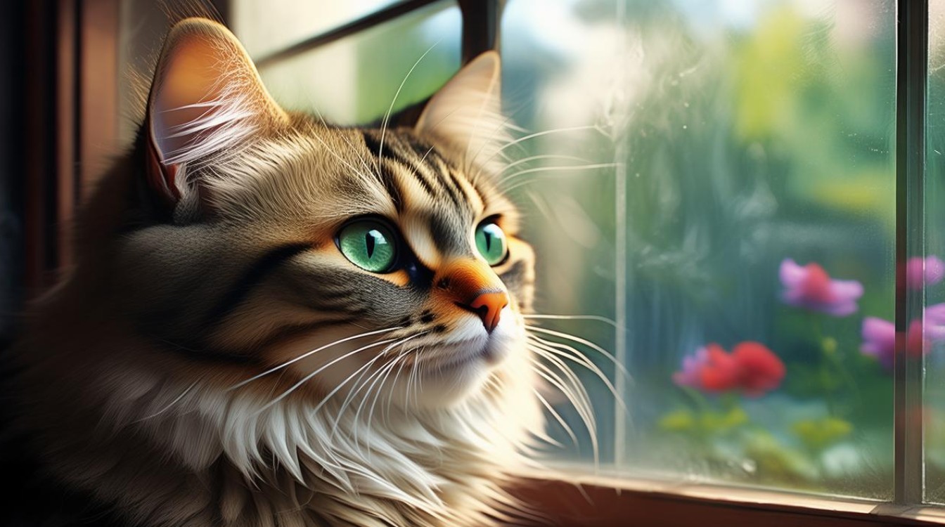 猫咪经常看窗外