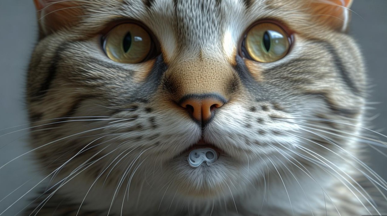 猫咪下巴有洞洞
