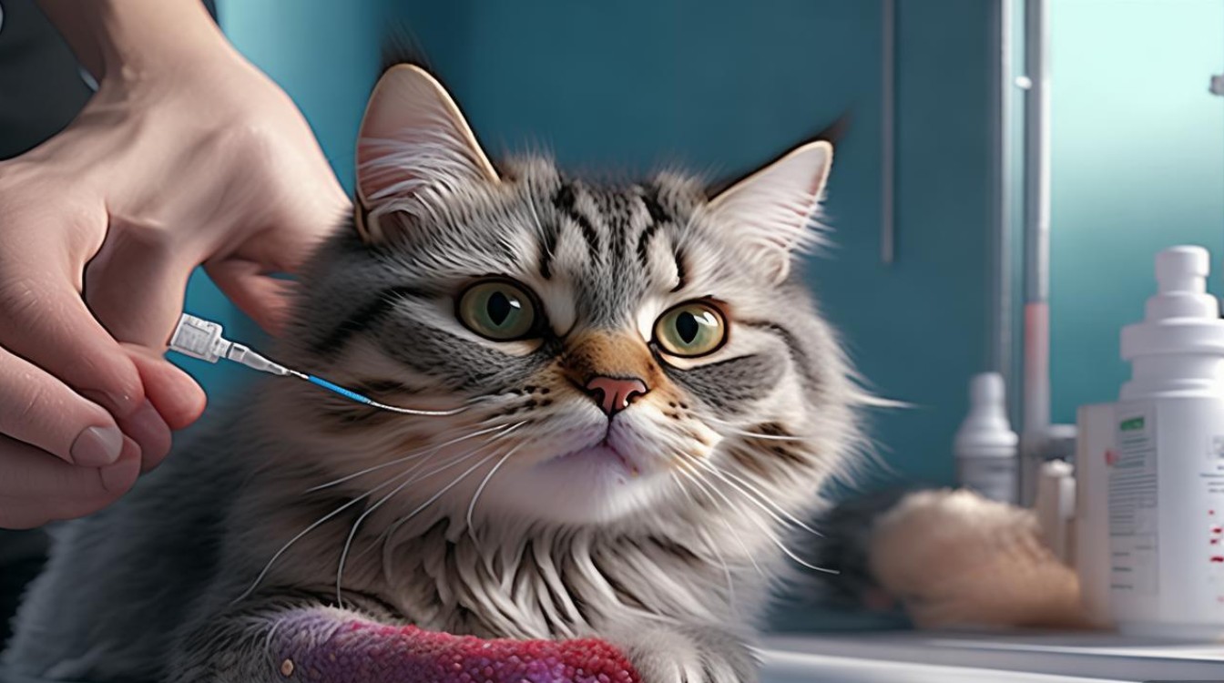猫咪打针皮肤发炎