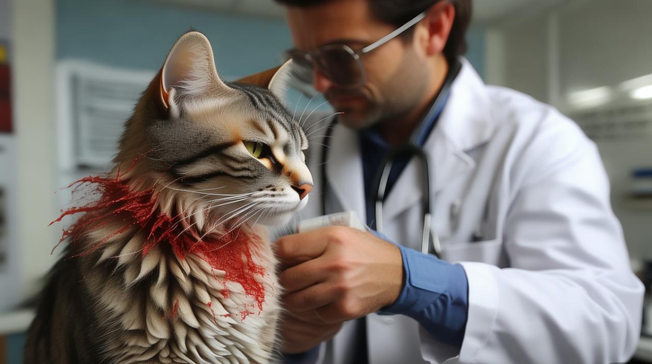猫咪打针皮肤发炎