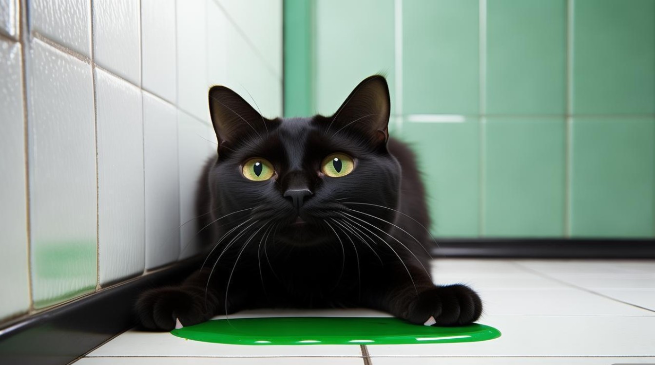 猫咪尿绿色液体