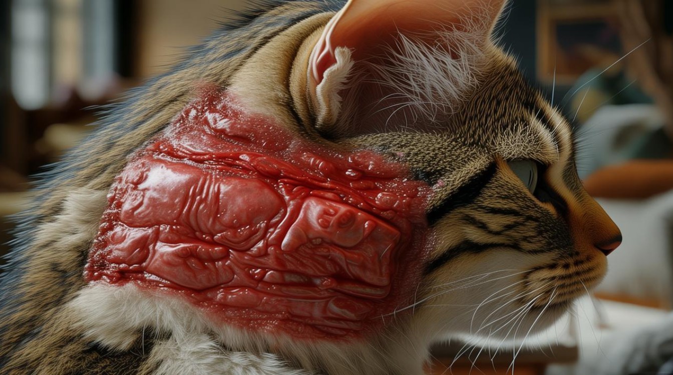 猫咪耳朵受伤发炎