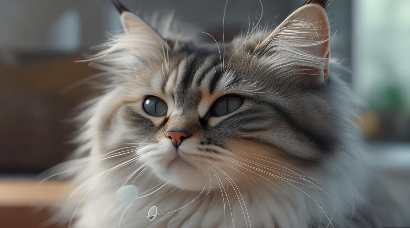 猫咪嘴上有泡
