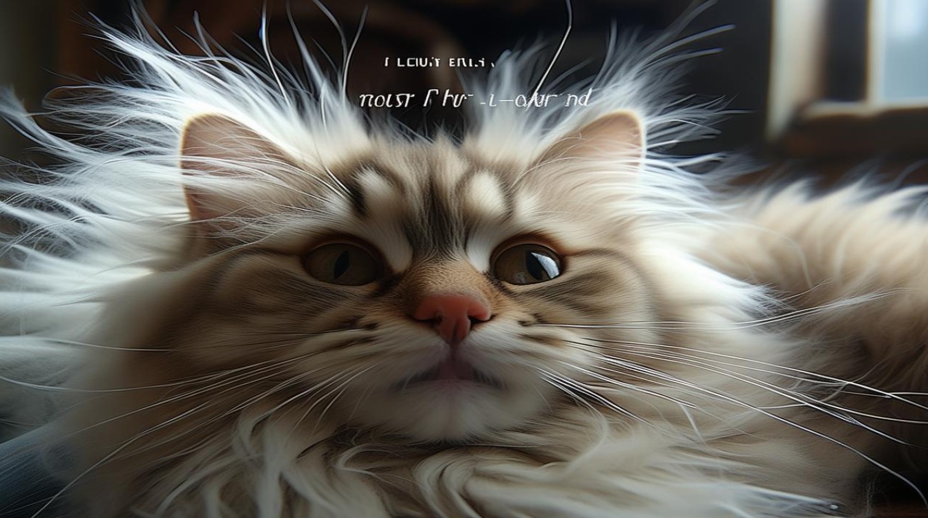猫咪的毛炸开