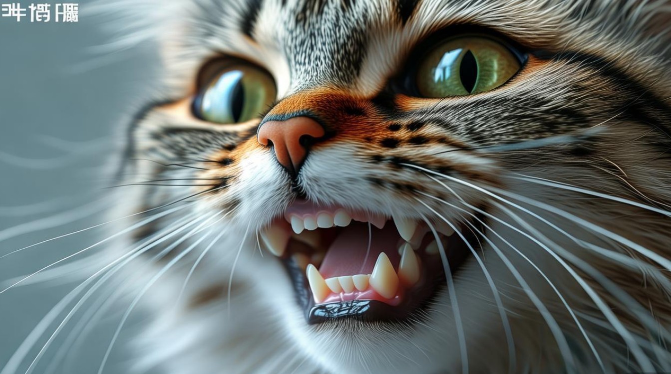 猫咪下面几颗牙