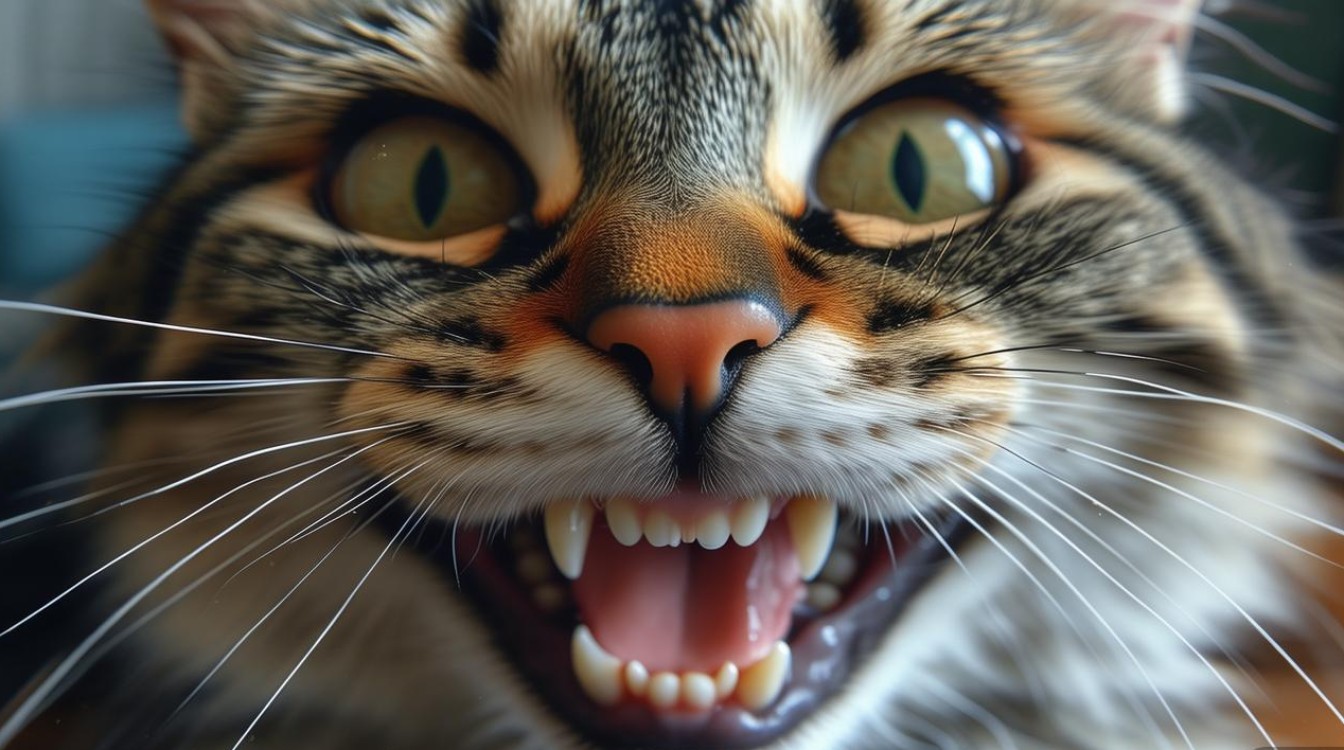 猫咪下面几颗牙