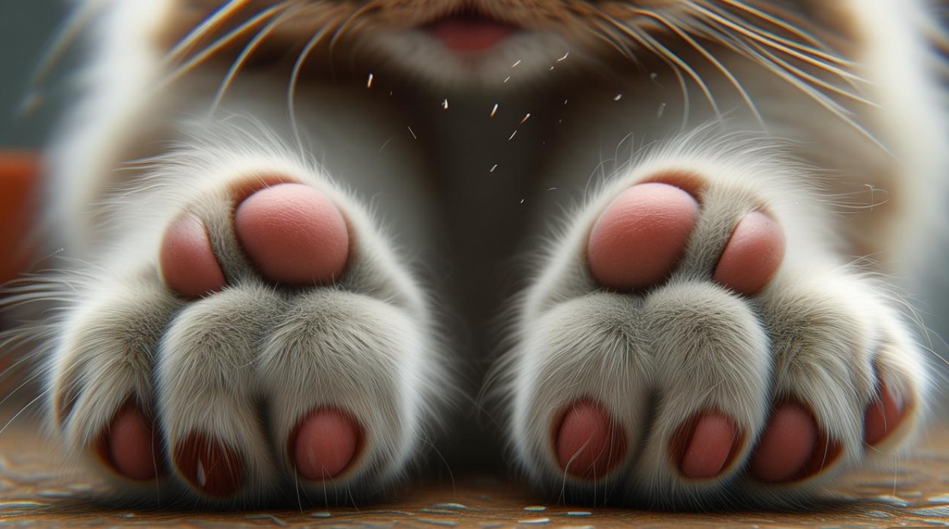 猫咪爪子有点热