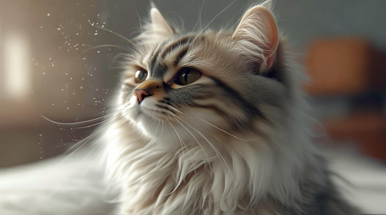猫咪好像鼻塞那样