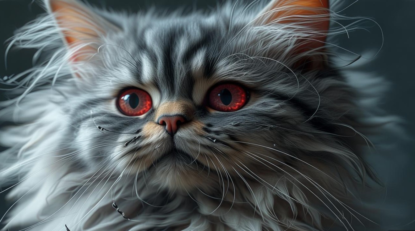 猫咪流眼泪 红肿