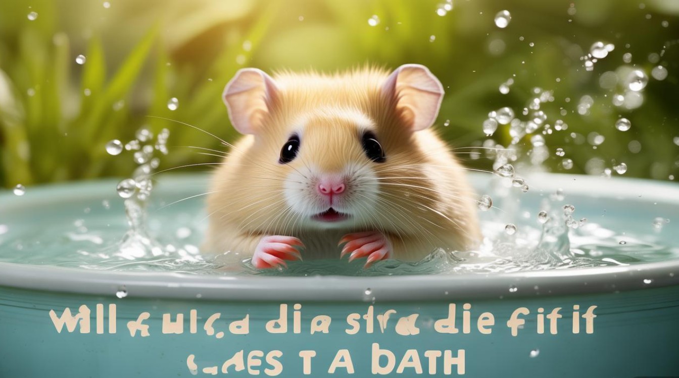 仓鼠有水洗澡会死吗
