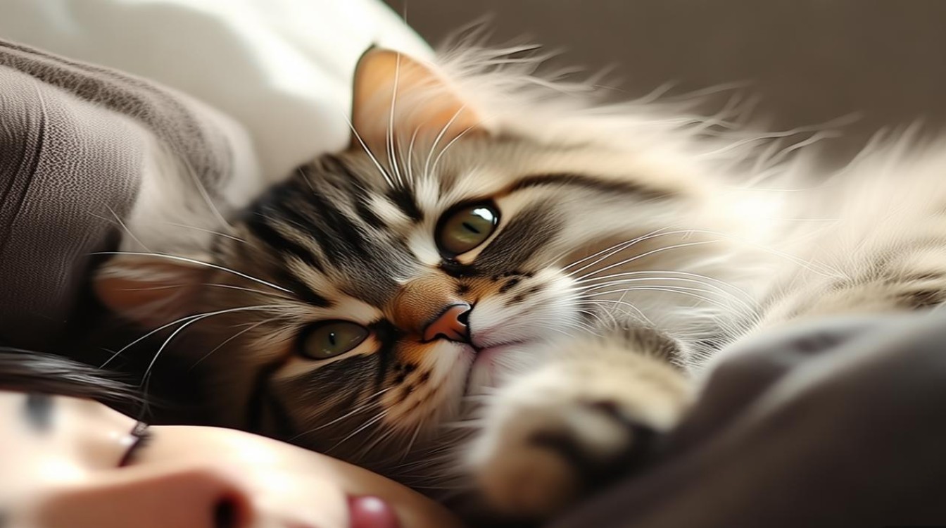 猫咪爱踩脸