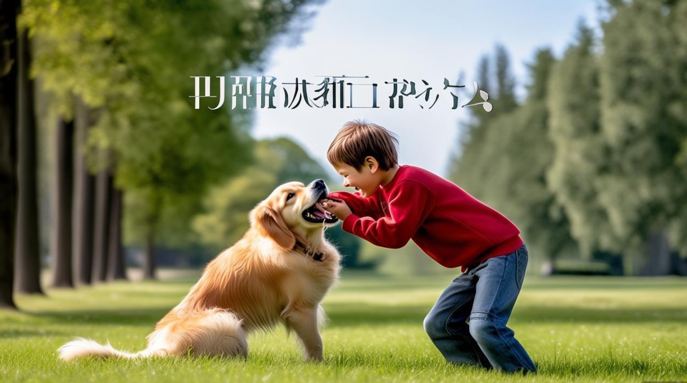 狗狗打他不叫