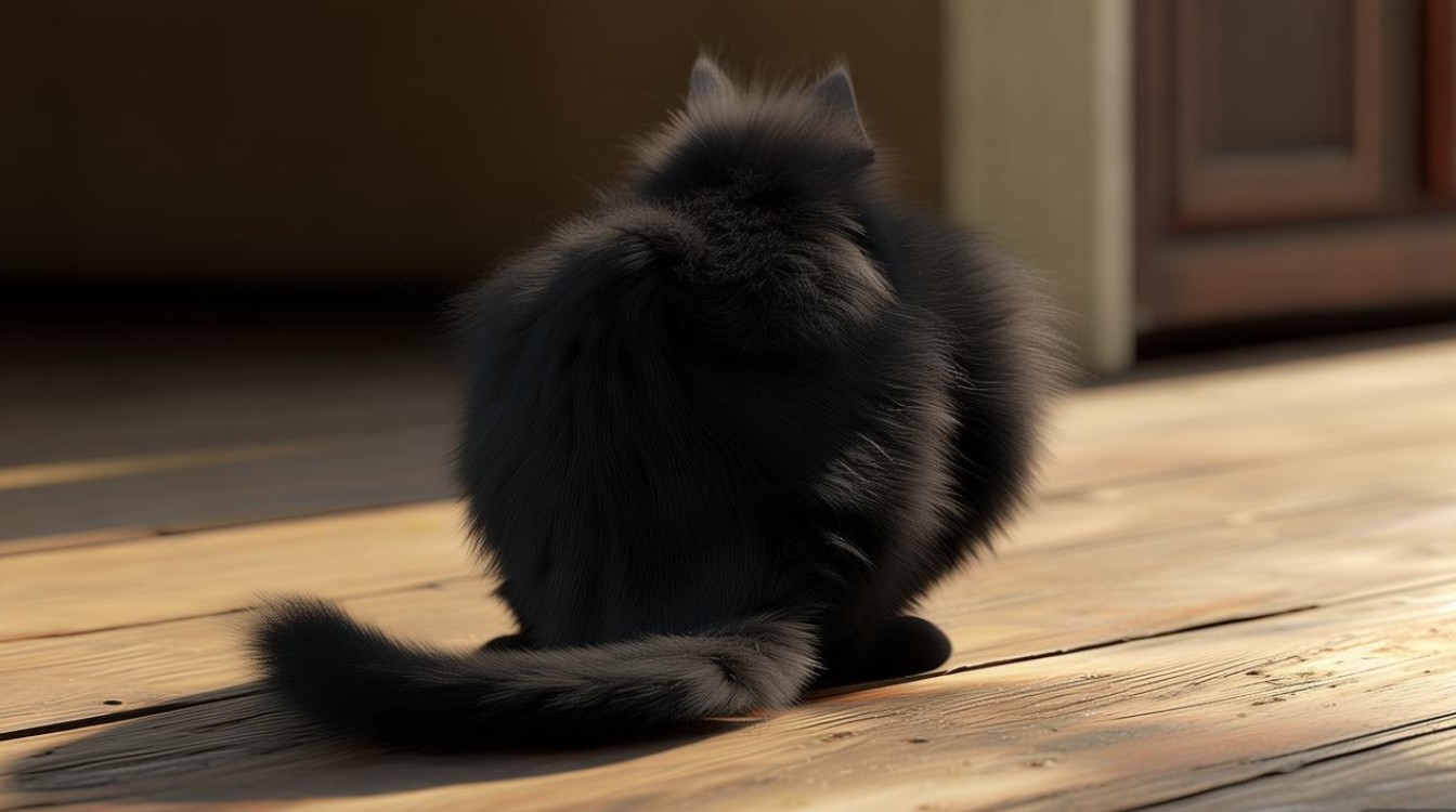猫咪屁股蹭地