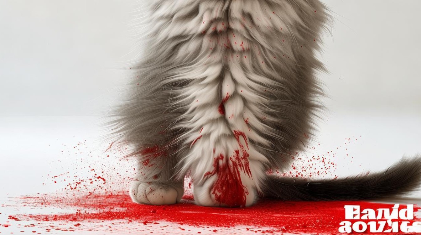 猫咪屁股脏 红