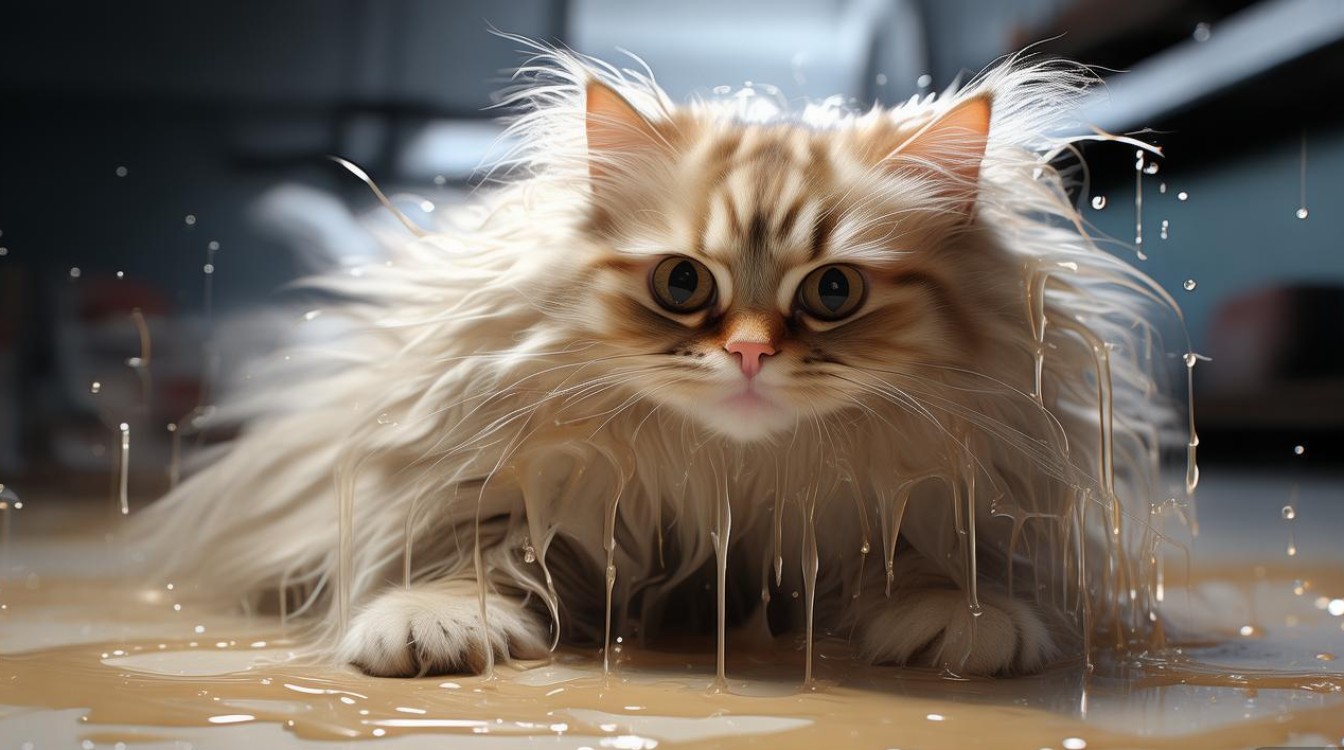 猫咪 糊状物 吐