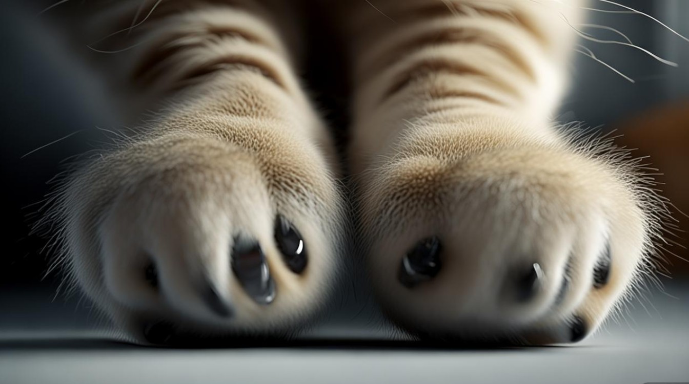 猫咪的爪子肥厚