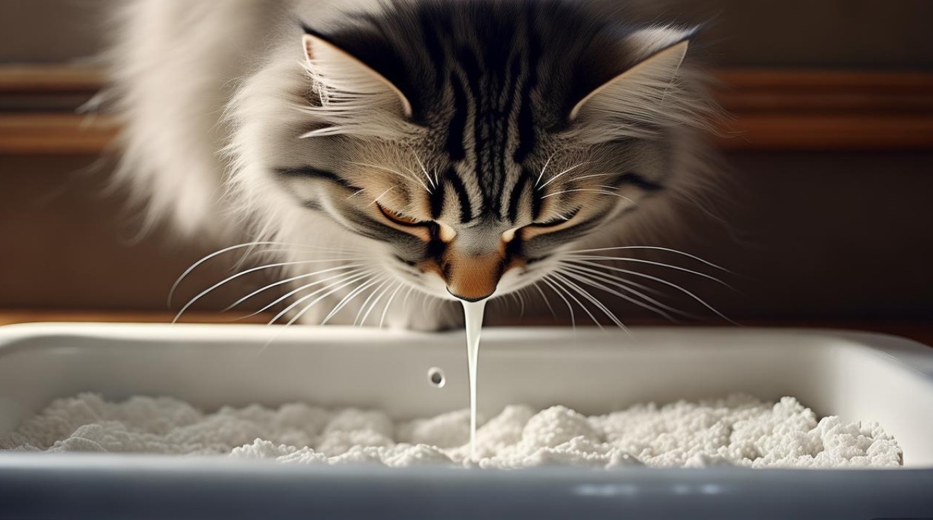 猫咪尿的很细
