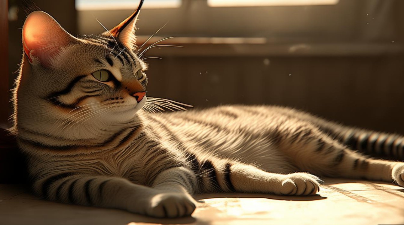 猫咪夏天身体消瘦
