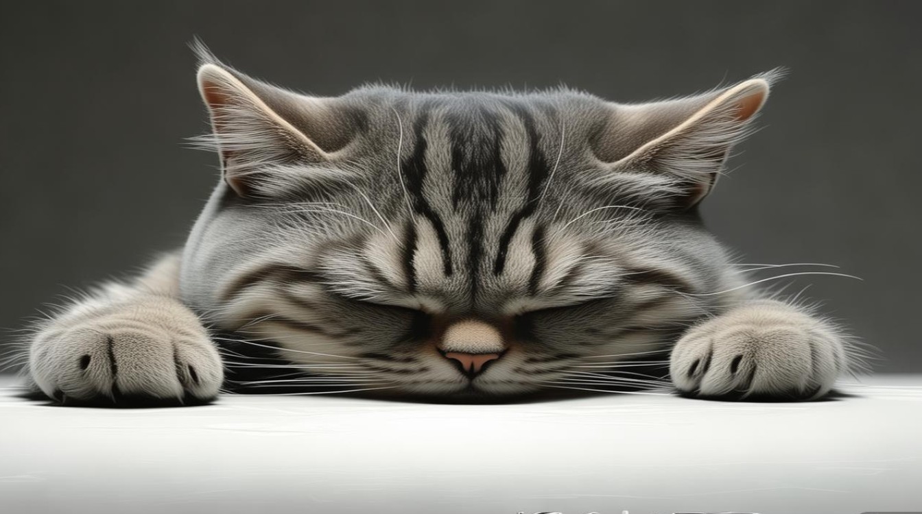 猫咪无精打采表情呆滞