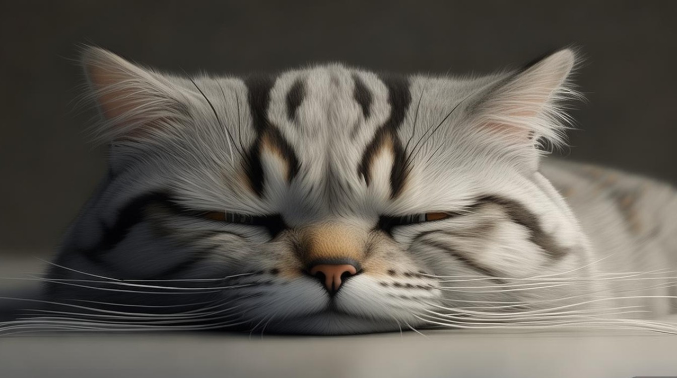 猫咪无精打采表情呆滞