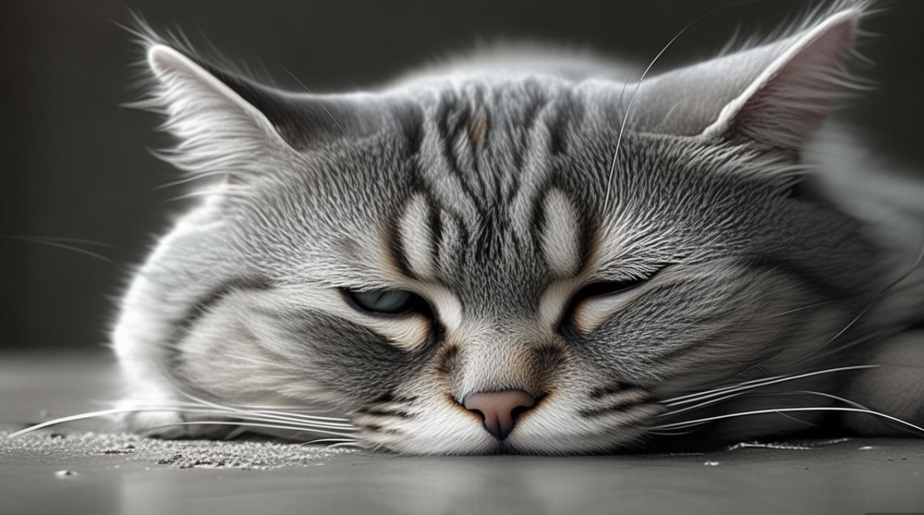 猫咪无精打采表情呆滞