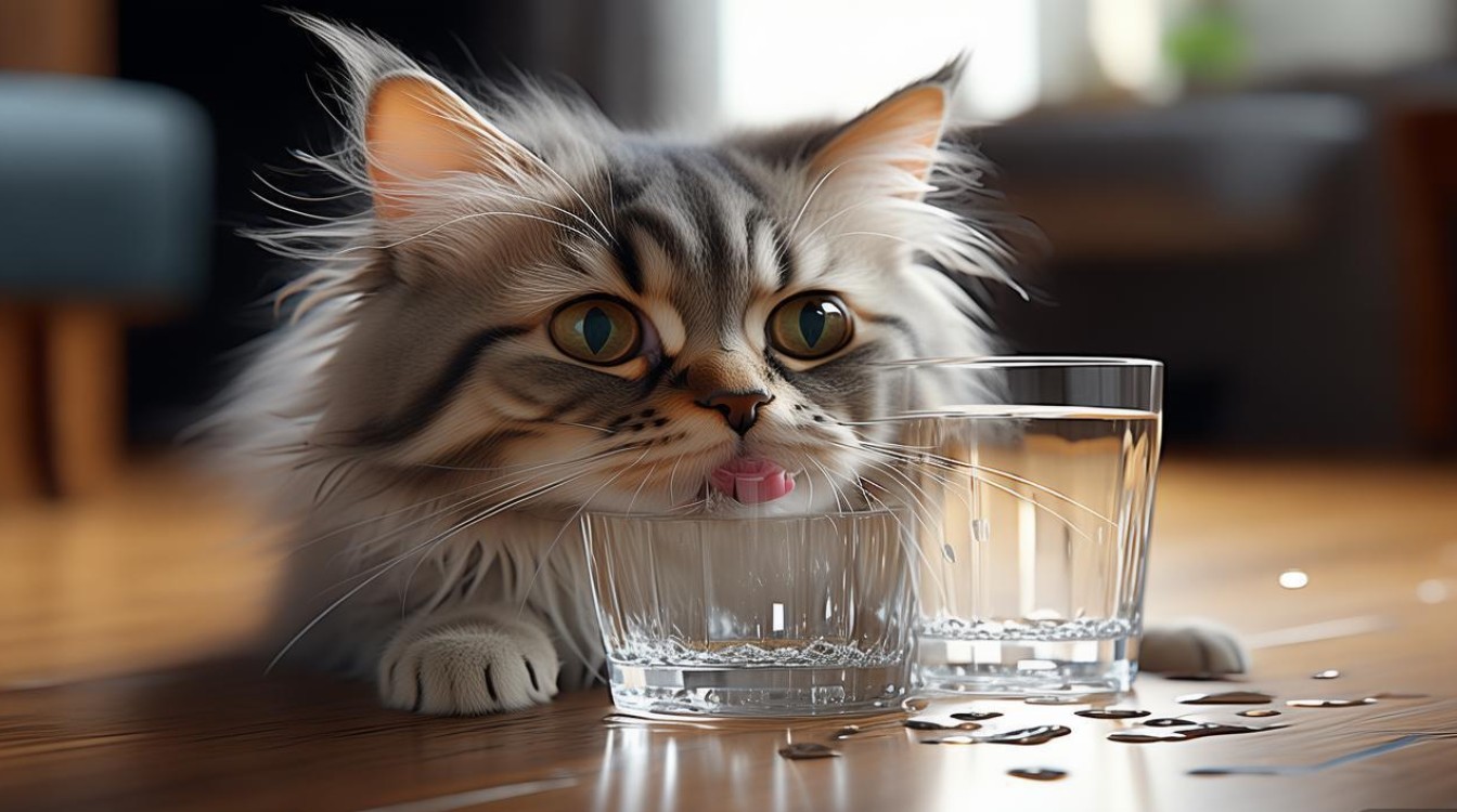 猫咪喜欢喝水尿频