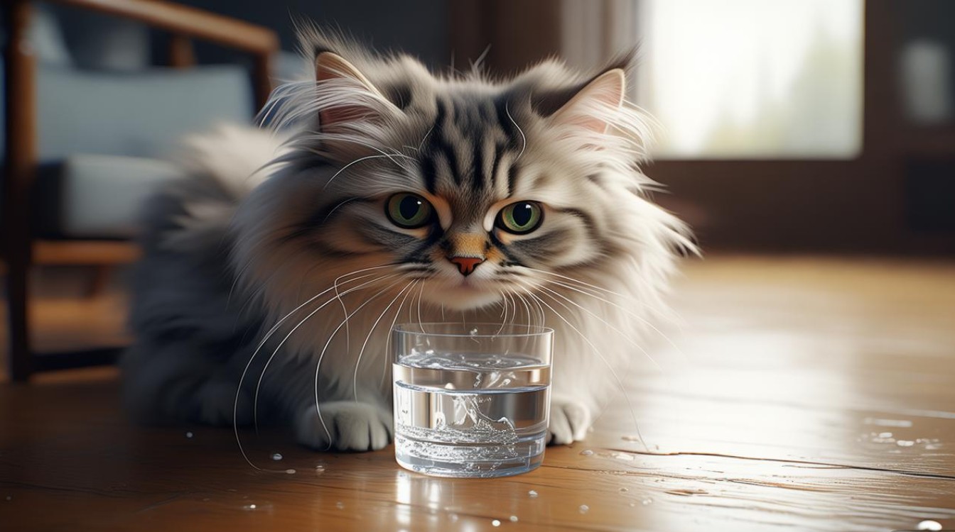 猫咪喜欢喝水尿频