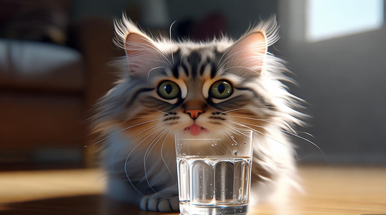 猫咪喜欢喝水尿频