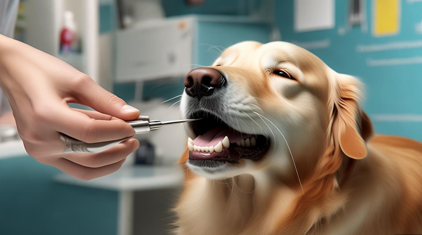 清理狗狗牙结石