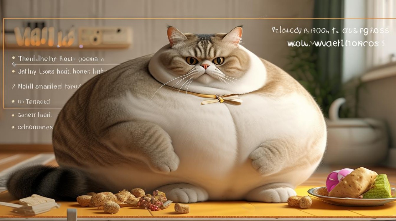 减肥的猫咪图片