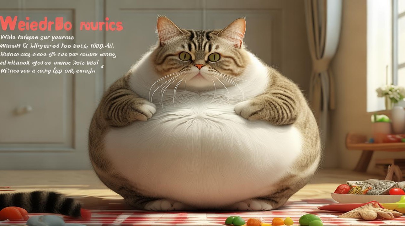 减肥的猫咪图片
