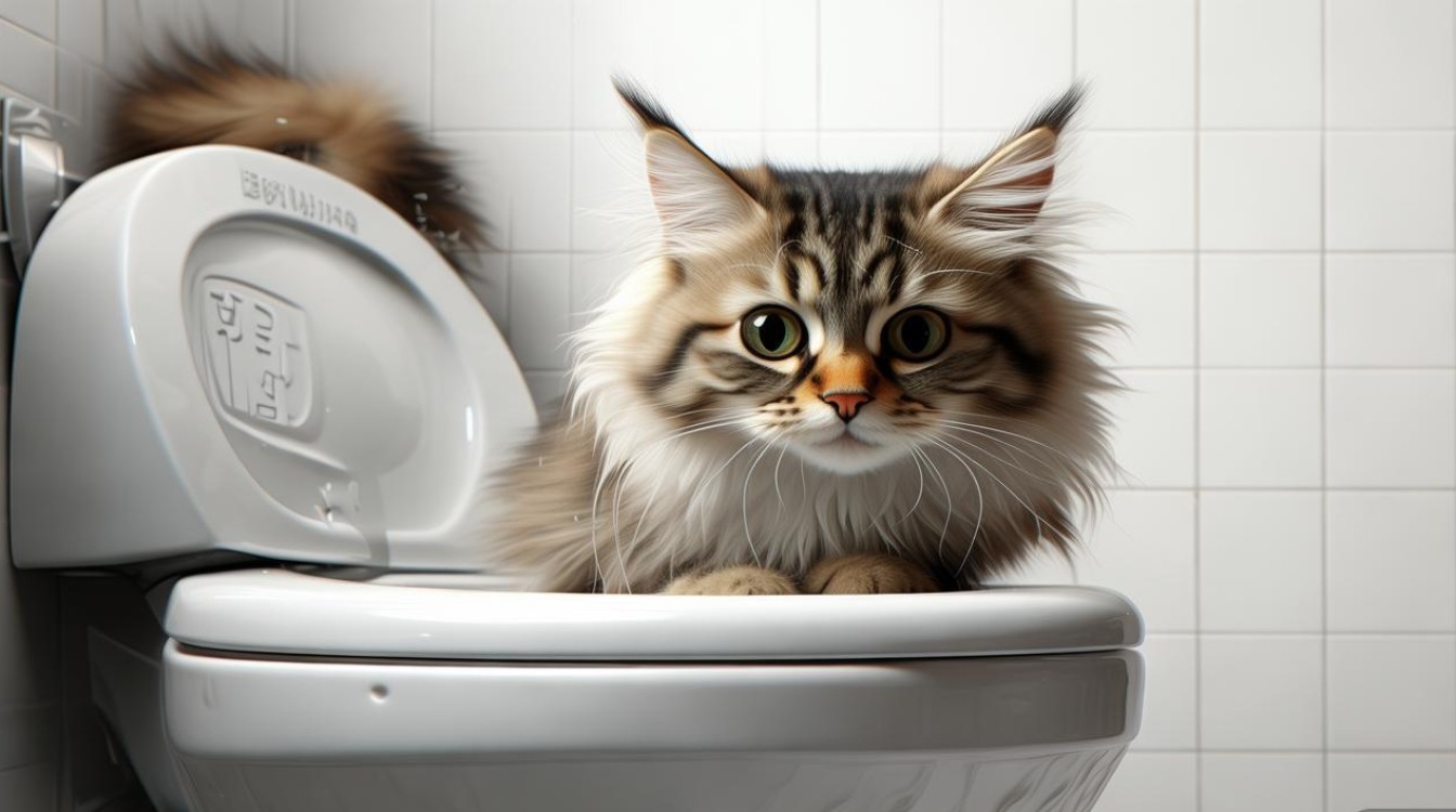猫咪永马桶冲水