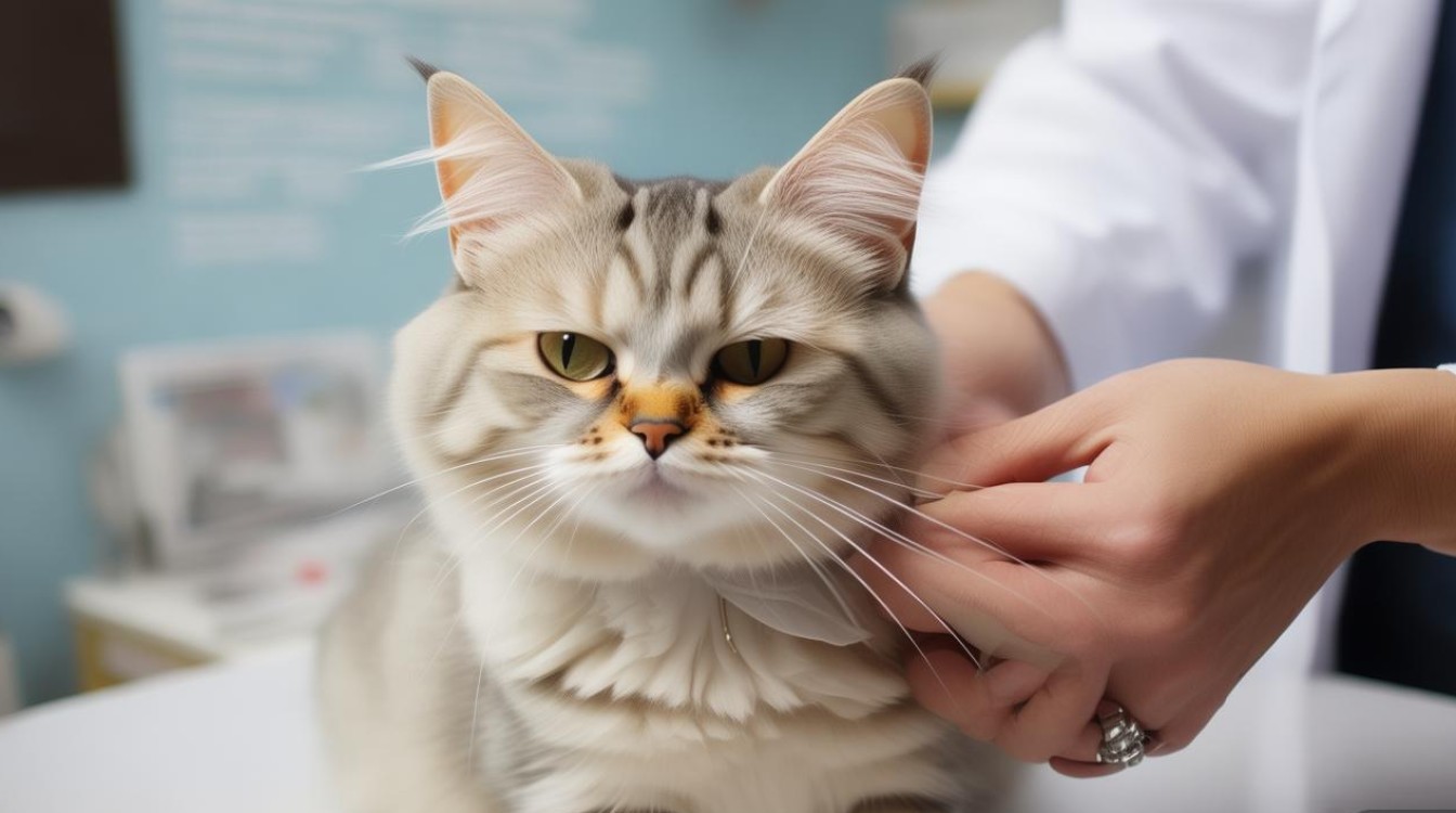 帮猫咪洗耳朵