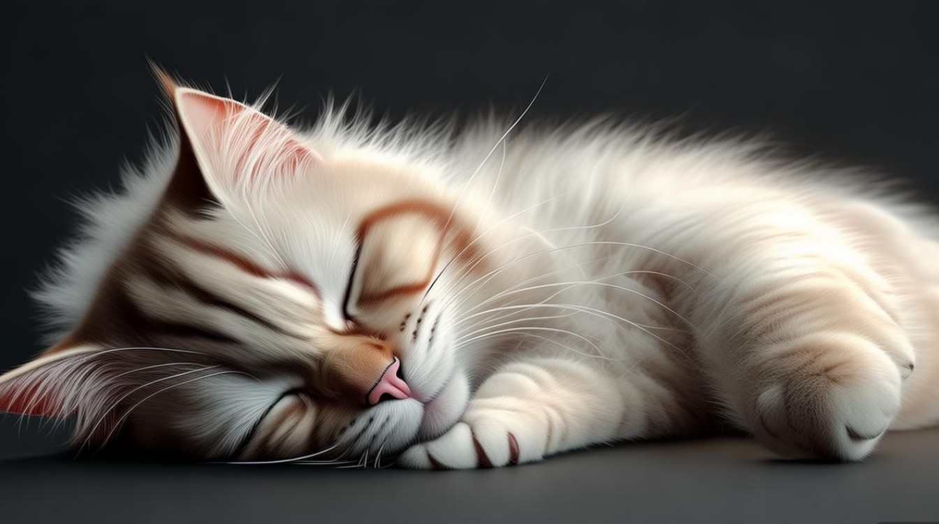 猫咪 睡觉 双腿 抽搐