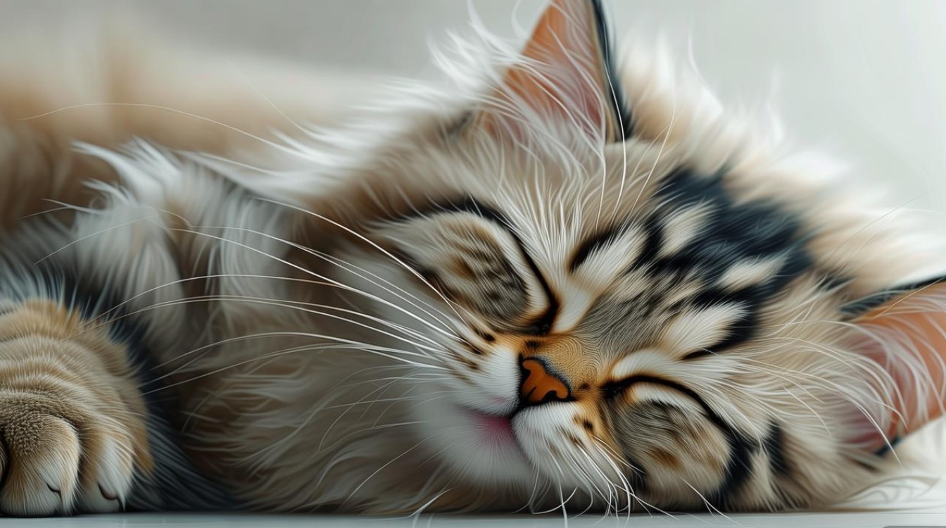 猫咪 睡觉 双腿 抽搐