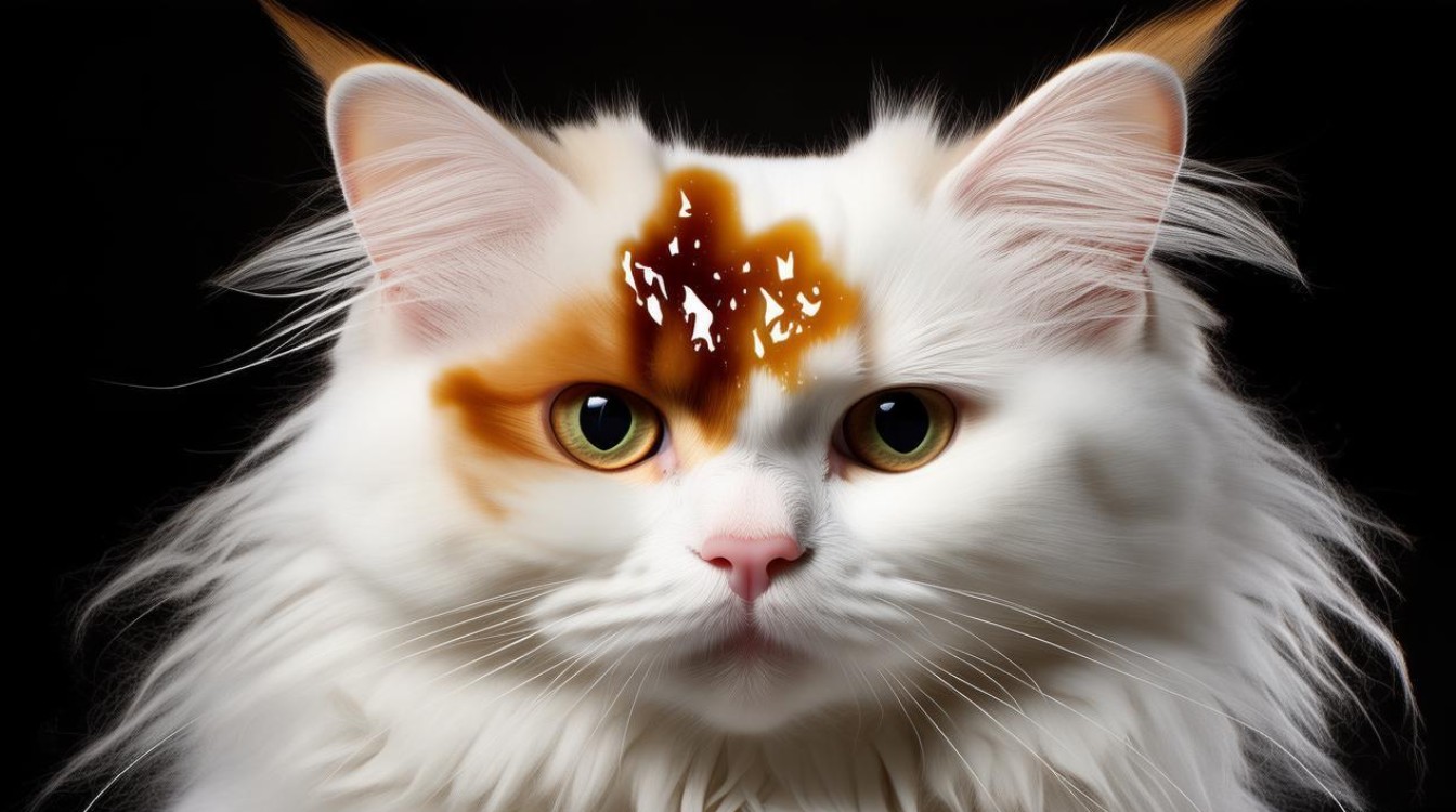 猫咪脸上油渍