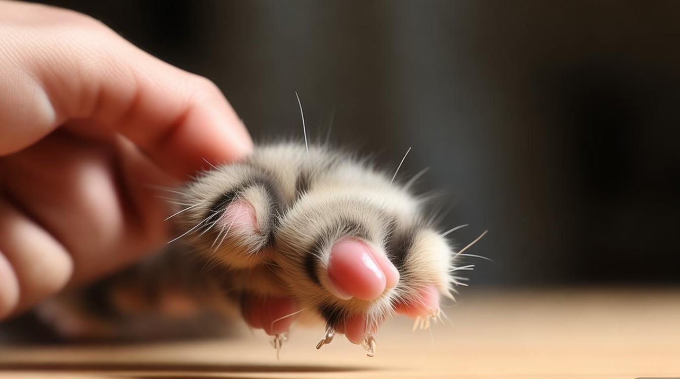 猫咪剪爪子毛