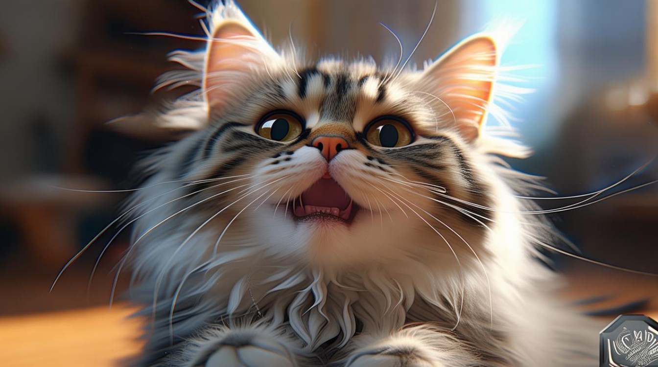 猫咪打喷嚏 吐