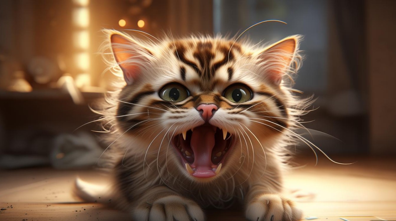 猫咪吐还发抖