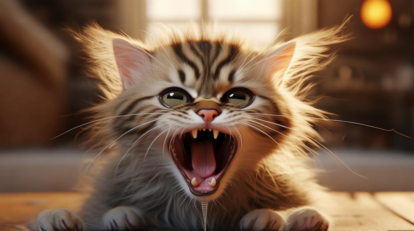猫咪吐还发抖