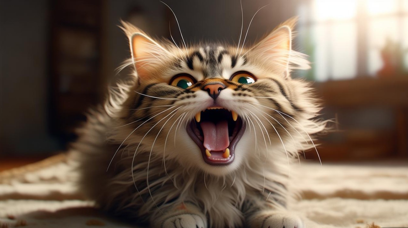 猫咪吐还发抖