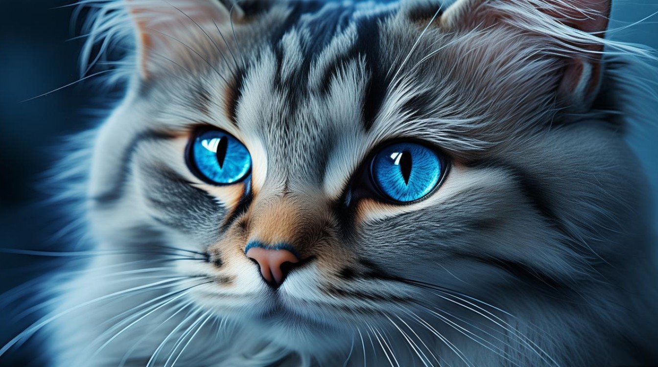高清猫咪蓝色眼睛