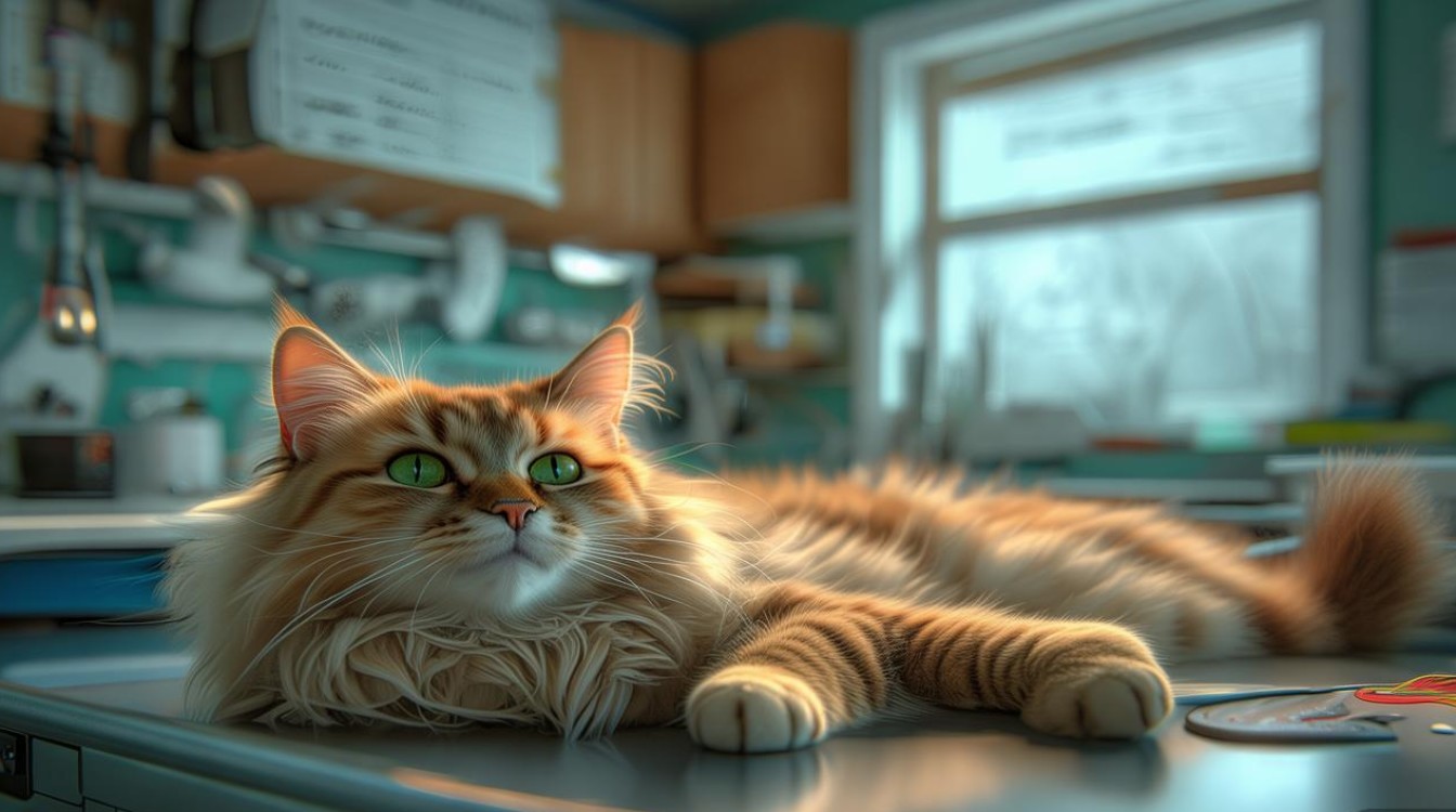 猫咪体检很健康